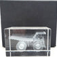3D Laser Etched Crystal Caterpillar Mining Dump Truck Paperweight LN/Box