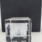 3D Laser Etched Crystal Caterpillar Mining Dump Truck Paperweight LN/Box