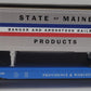 K-Line 62298 O Gauge Providence & Worcester Classic Flat Car w/ Bar Trailer EX/Box