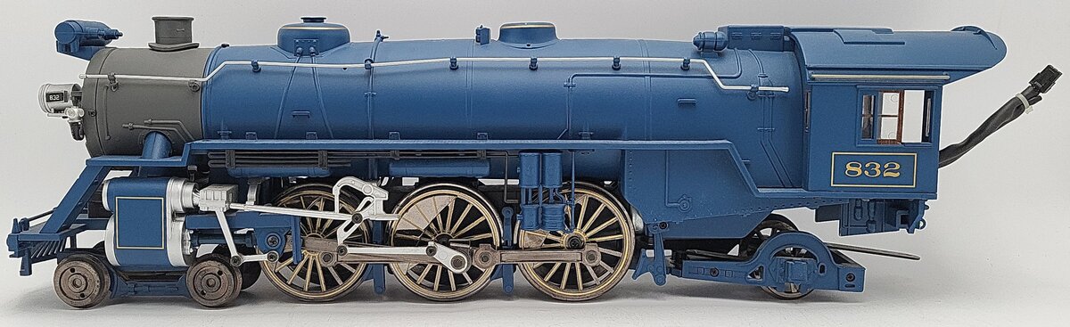 Aristo-Craft 21419 CNJ Blue Comet 4-6-2 Steam Loco. #832 EX/Box