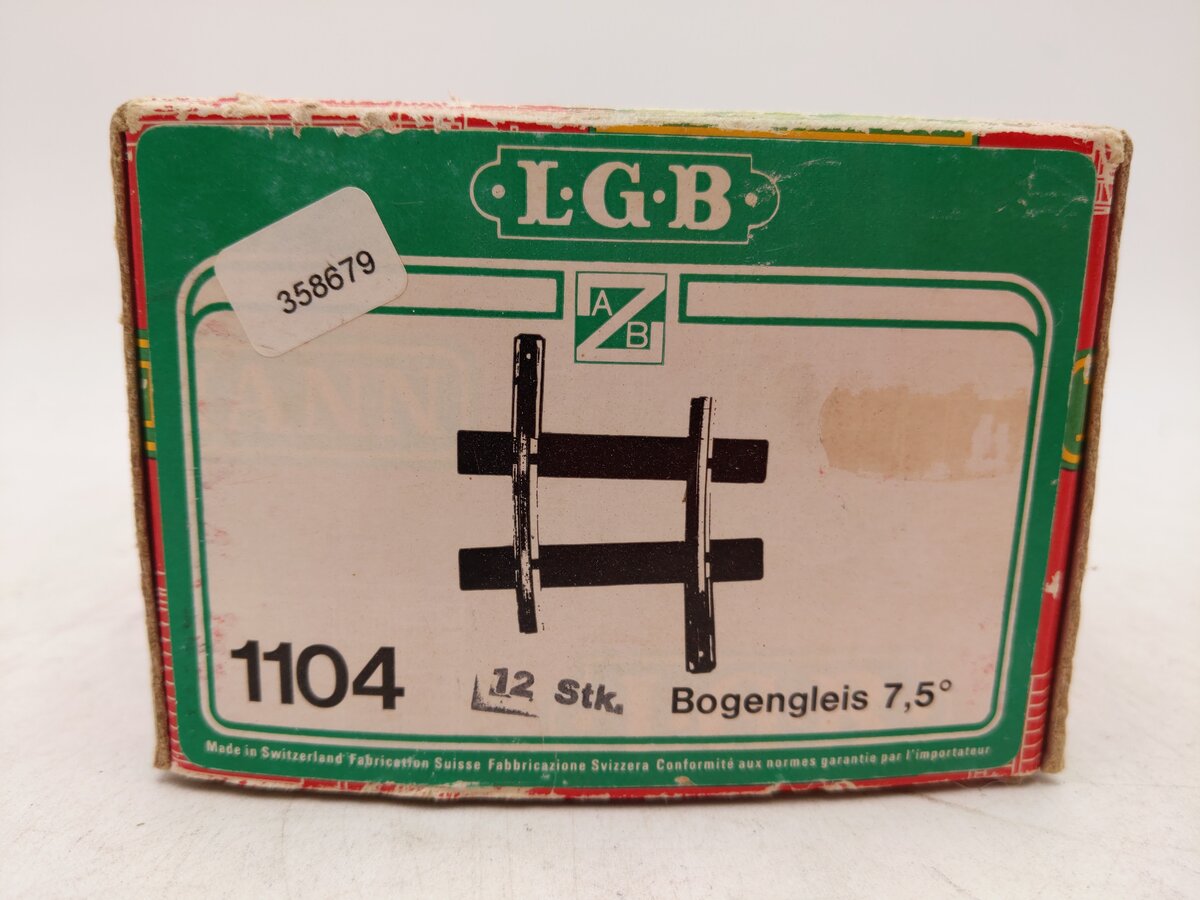LGB 1104 G Gauge Curved Track Sections [11] EX/Box