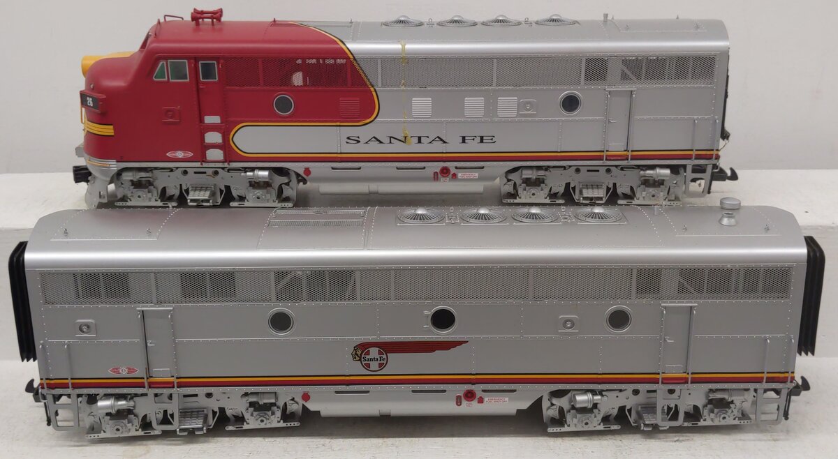 USA Trains 26 & B Unit G Santa Fe F-3 AB Diesel Locomotive Set VG