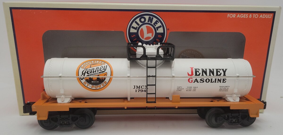 Lionel 6-1794 O Gauge Jenney Gasoline Single Dome Tank Car LN/Box