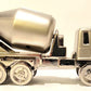 Platinum C437SIL Silver Mixer Truck Clock LN/Box