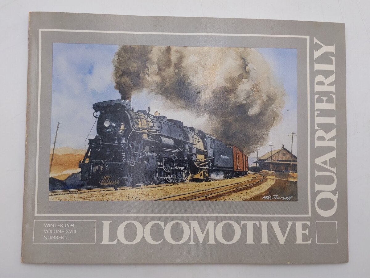 Locomotive Quarterly Winter 1994 Vol.XVIII No.2 Paperback Book By Jack W Jarrell EX