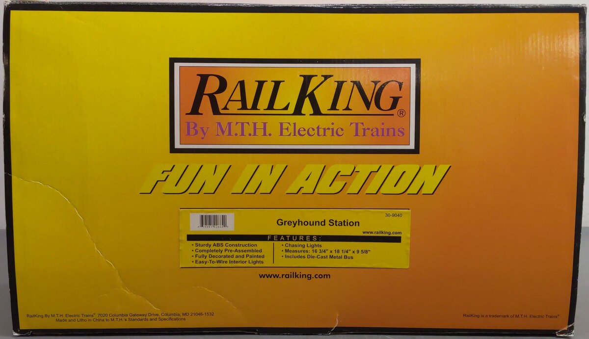 MTH 30-9040 Greyhound Bus Station EX/Box