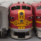 USA Trains 26A, 26,& 26C G Santa Fe F-3 ABA Diesel Locomotive Set