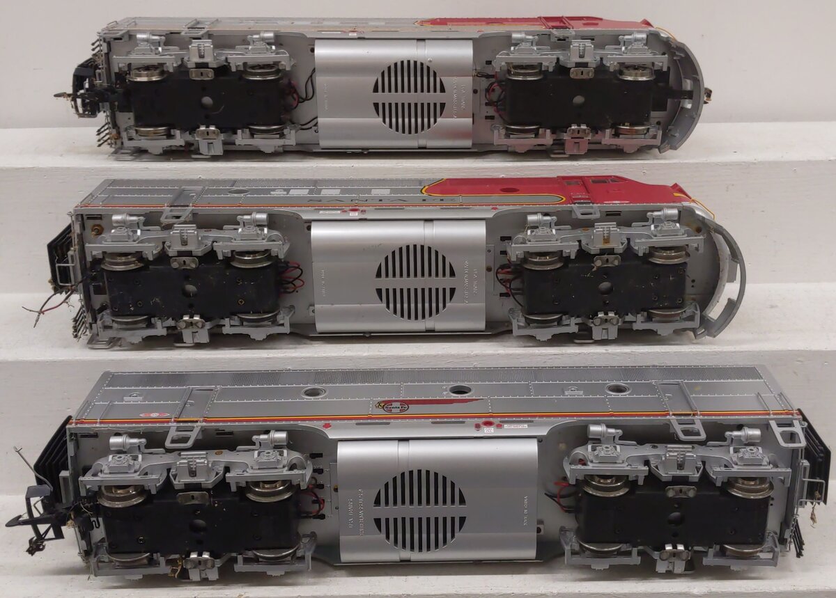 USA Trains 26A, 26,& 26C G Santa Fe F-3 ABA Diesel Locomotive Set