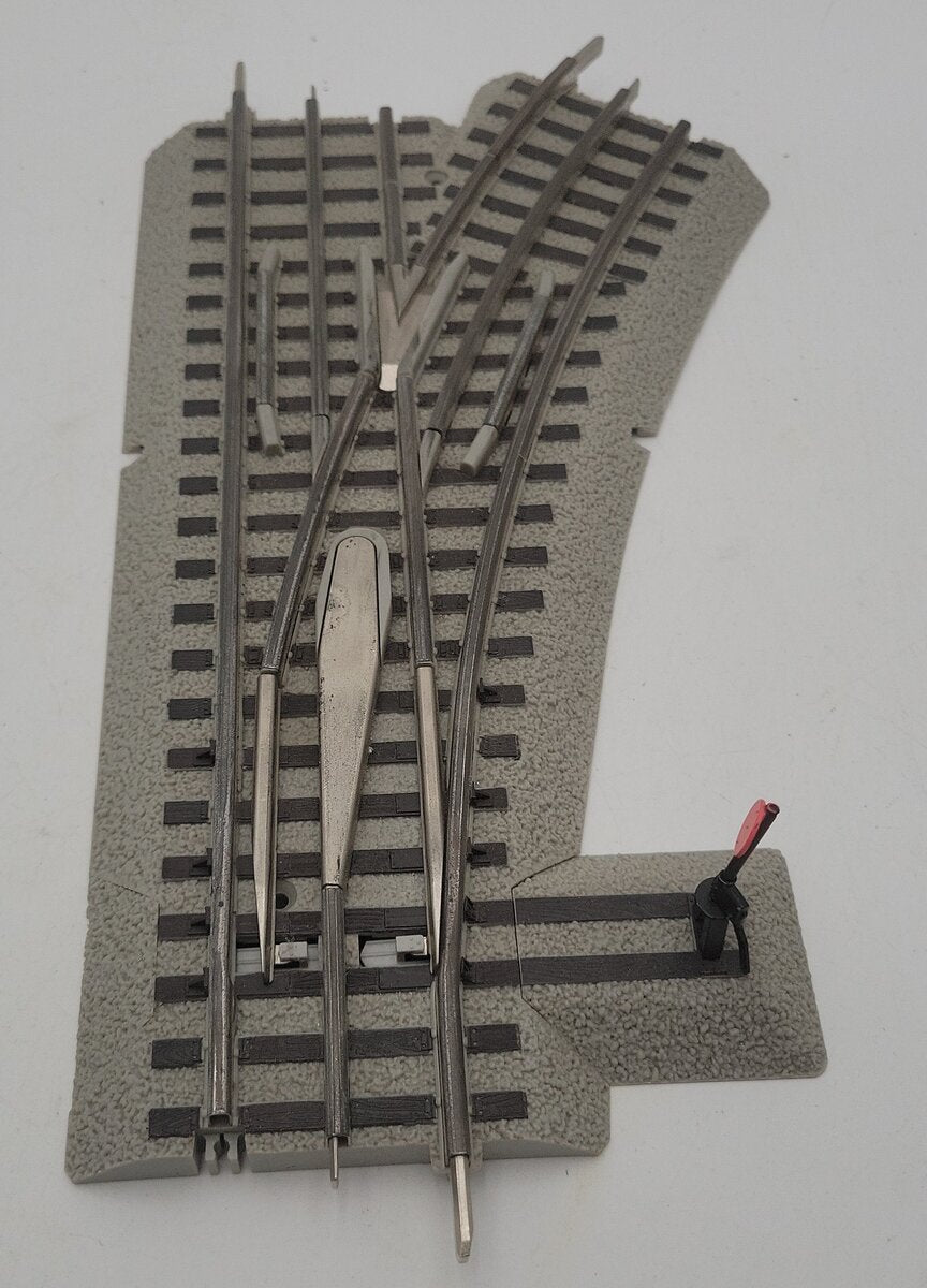 Lionel 6-12018 O O36 FasTrack Right Hand Manual Switch Turnout VG