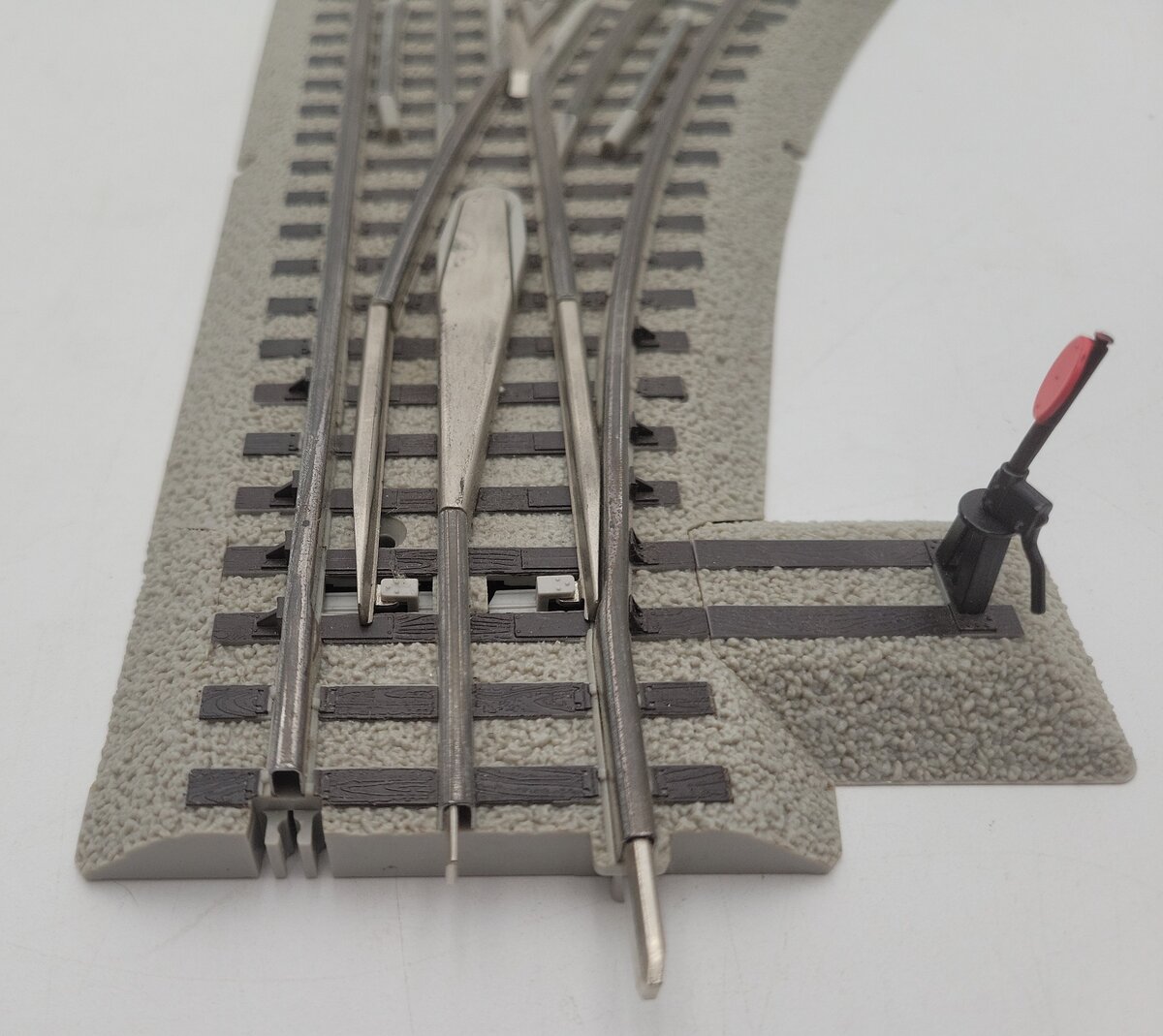Lionel 6-12018 O O36 FasTrack Right Hand Manual Switch Turnout VG
