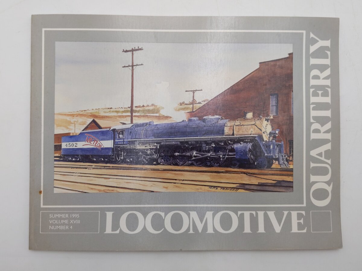 Locomotive Quarterly 1995 Summer Vol.18 #4 Paperback Book By Jack W. Jarrell EX