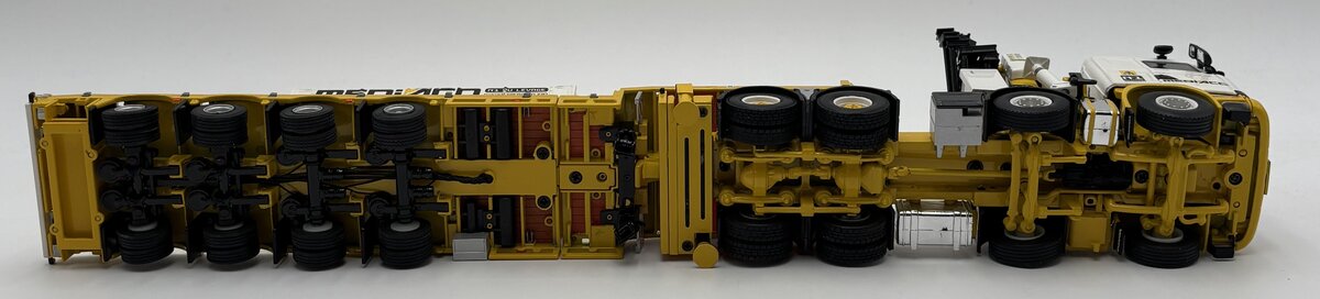 WSI 01-1934 1:50 Mediaco Scania Streamline Highline 8x4 w/Semi Lowloader-4 Axle LN/Box