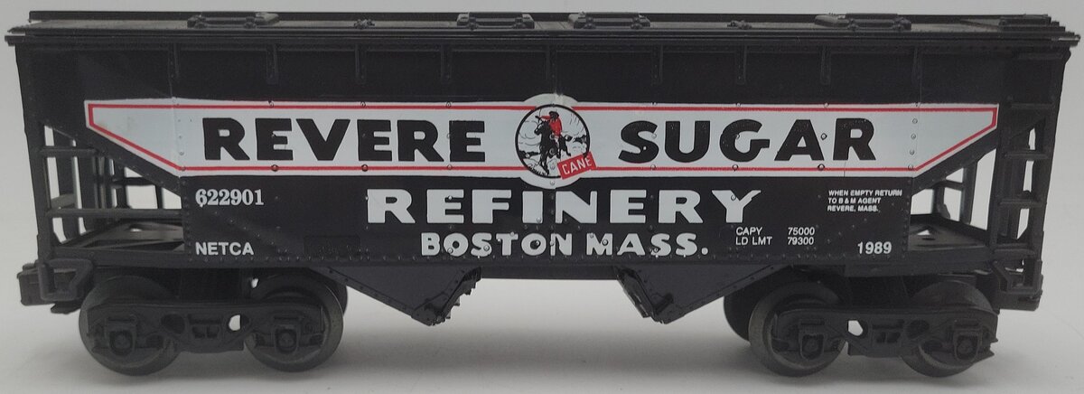 K-Line O Gauge 1989 Revere Sugar Covered 2 Bay Hopper #622901 VG