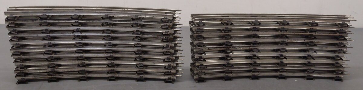 Lionel 6-65572 O Gauge O72 Curved Track (19) VG