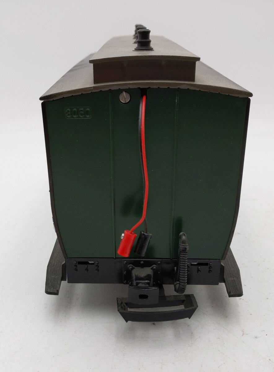 LGB 3050 G Scale European 4-Wheel Illuminated Passenger Car LN/Box