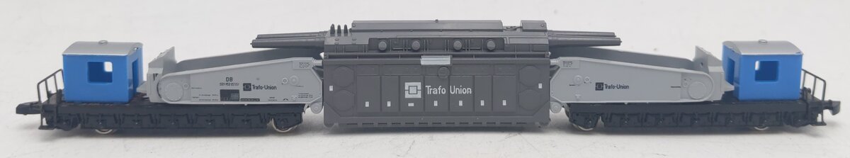Marklin 8620 Z Scale Trafo Union Depressed Center Car with Load VG/Box