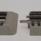 Lionel 6-12035 O Gauge FasTrack Lighted Bumpers (Pack of 2) VG