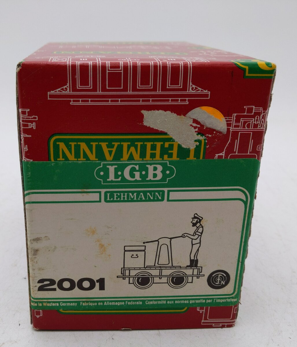 LGB 2001 G Scale Motorized Operating Handcar EX/Box