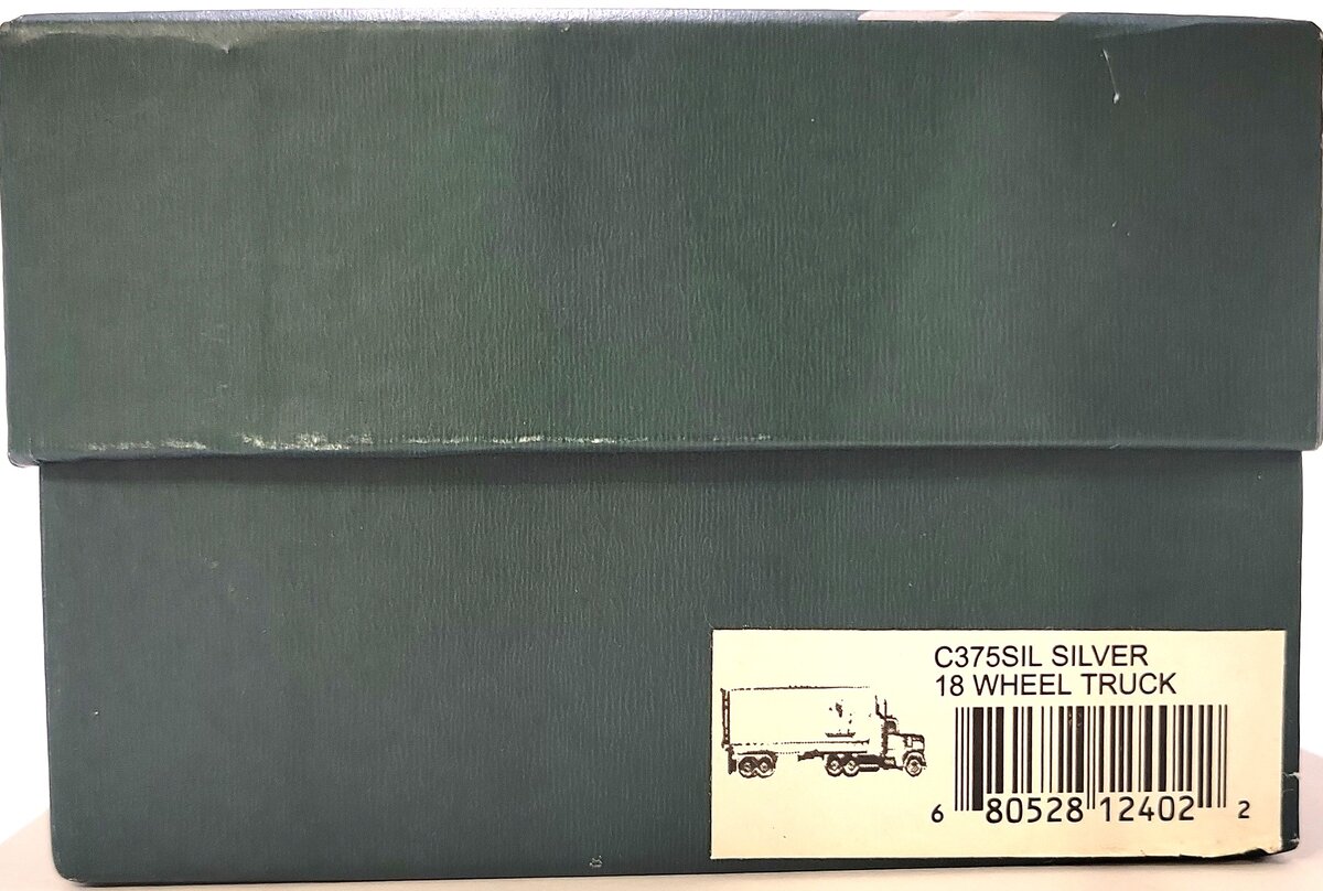 Platinum C375SIL Roadway Express Silver 18 Wheel Truck Clock LN/Box
