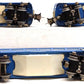 Lionel Vintage O Gauge Prewar Blue Tinplate Passenger Cars: 2613, 2614, 2615 [3] VG