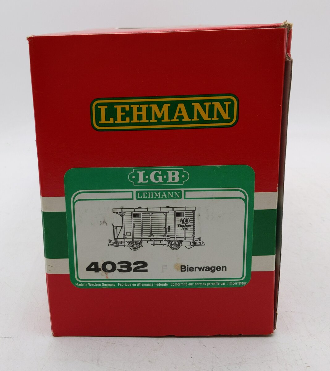 LGB 4032F Florsheim Shoe Boxcar w/Plastic Wheels EX/Box
