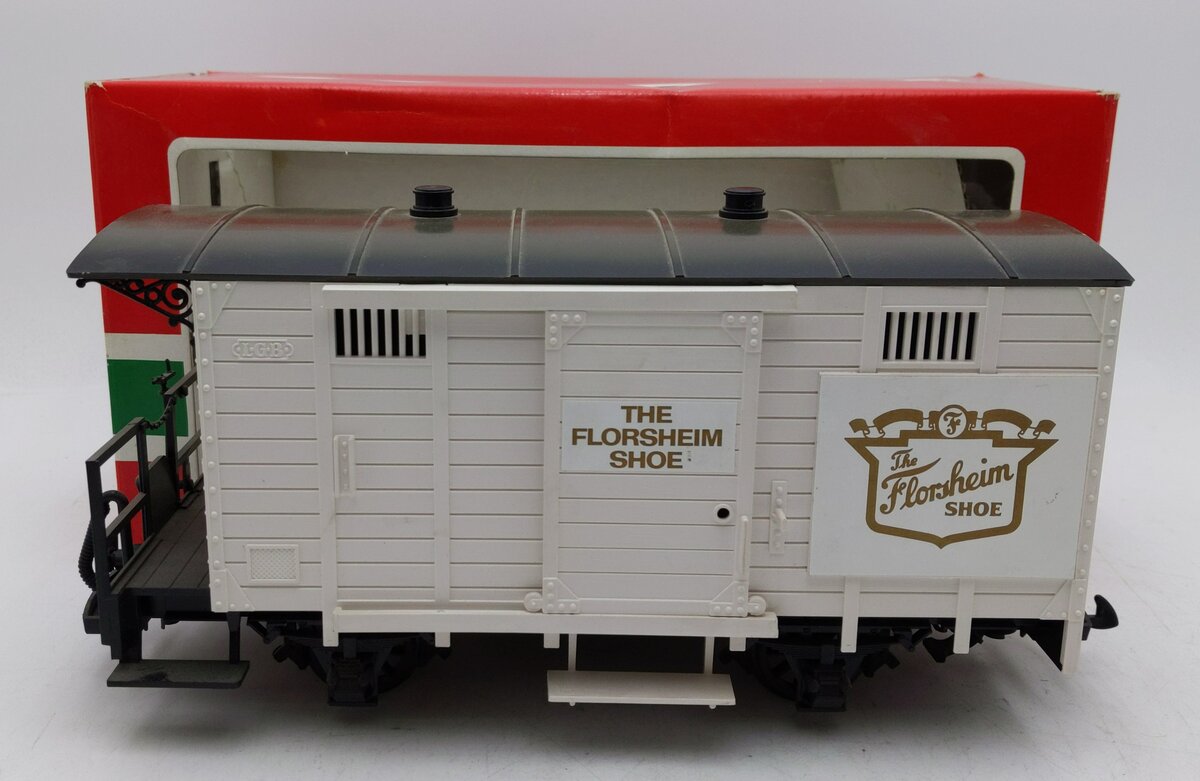 LGB 4032F Florsheim Shoe Boxcar w/Plastic Wheels EX/Box