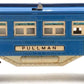 Lionel 2613 Vintage O Prewar Blue Comet Two-Tone Blue Tinplate Pullman Car VG