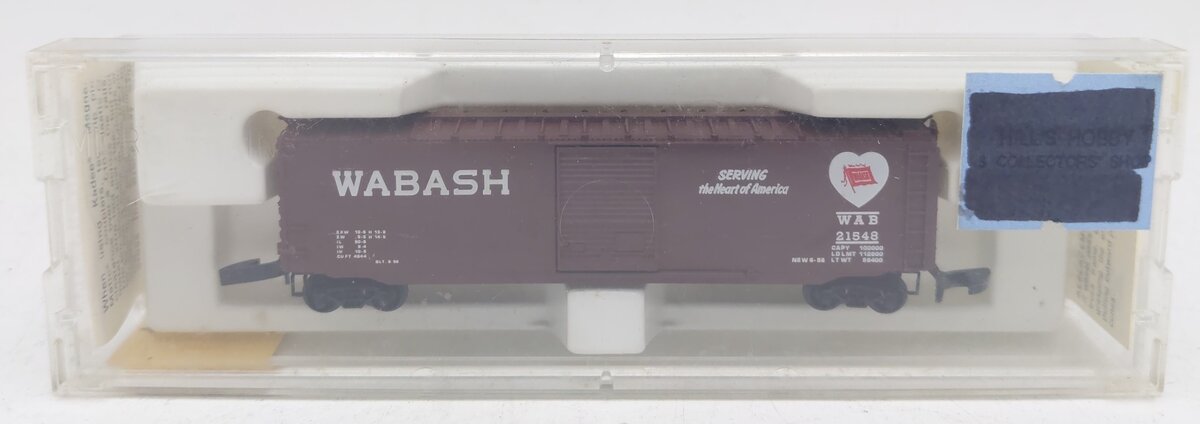 Micro-Trains 13512 Z Scale Wabash Single Door Boxcar #21548 LN/Box