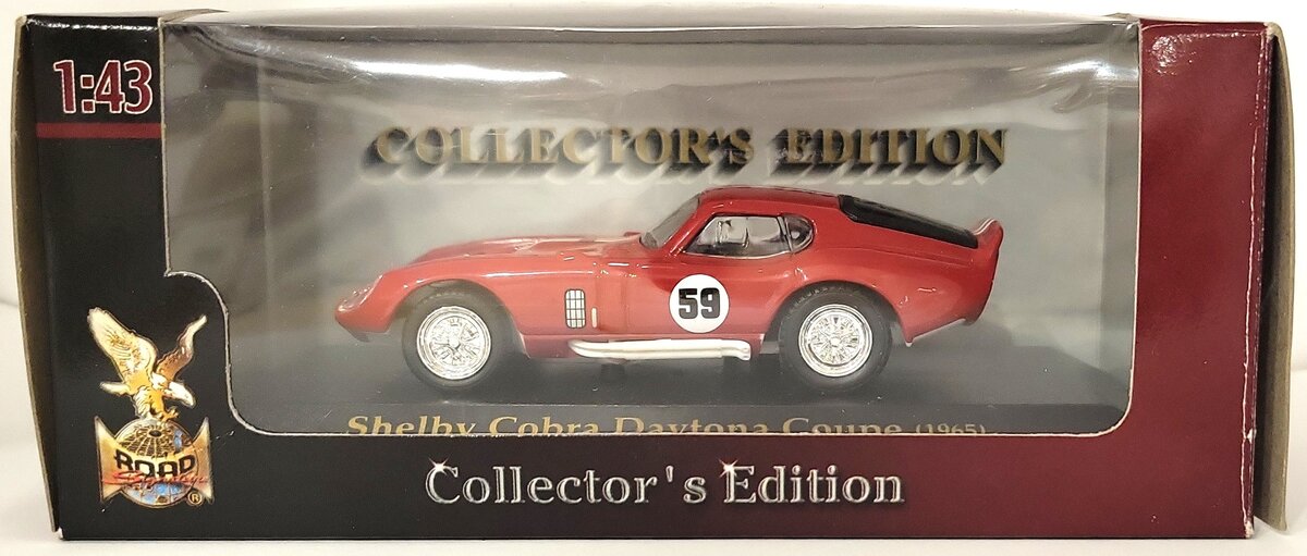 Road Signature 92408 1:18 1965 Shelby Cobra Daytona Coupe NIB
