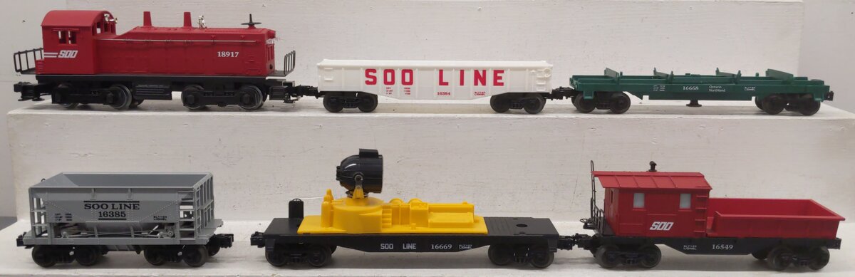Lionel 6-11741 O SOO Line Northwest Express O Gauge Diesel Train Set EX/Box