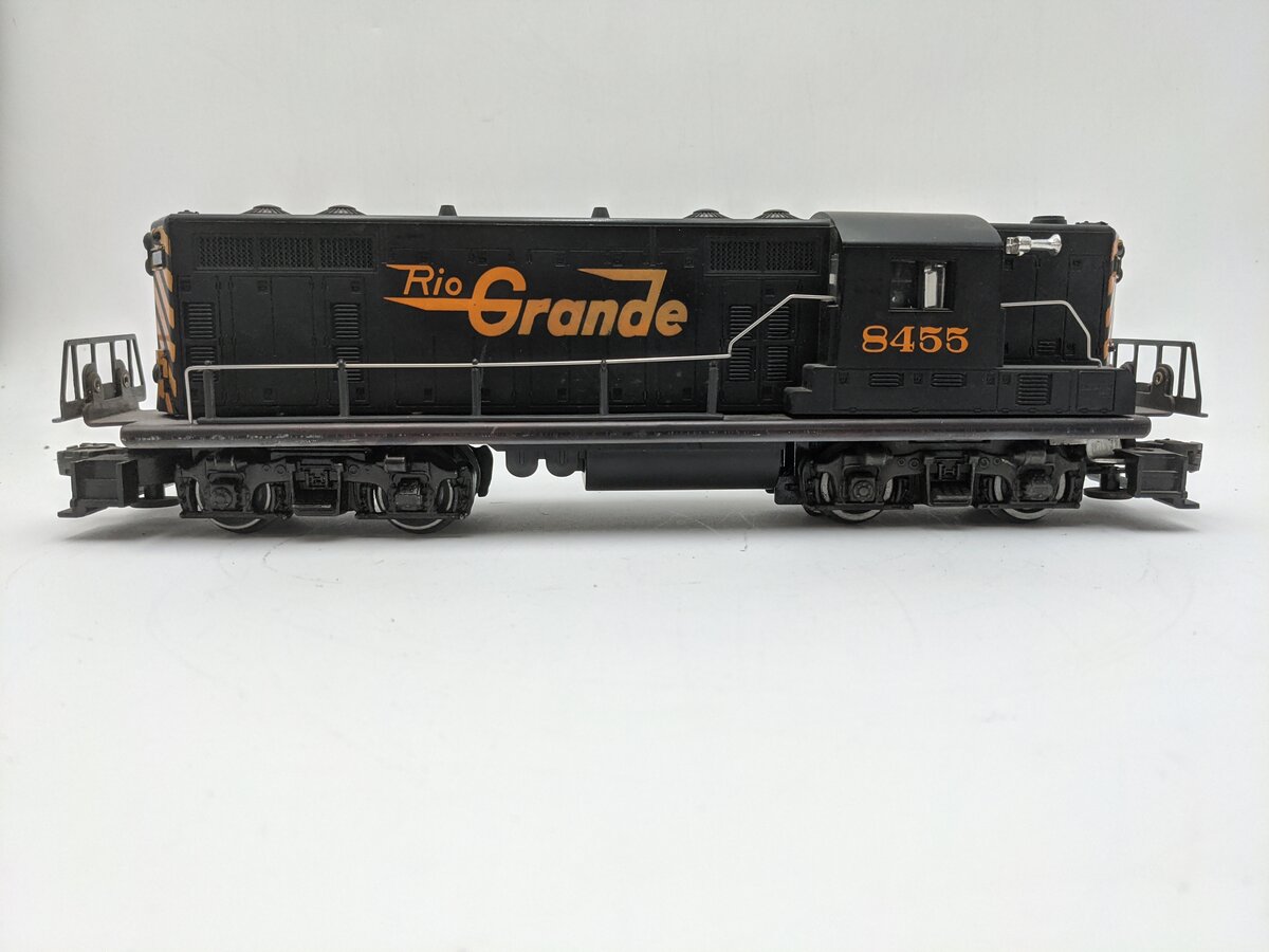 Lionel 6-8455 O Gauge Rio Grande GP-7 Dummy Diesel Locomotive #8455 EX
