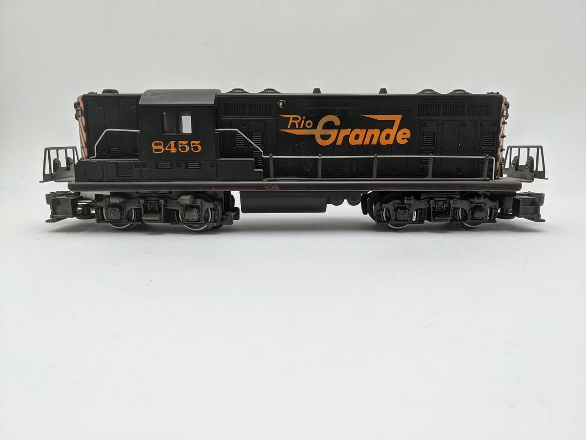 Lionel 6-8455 O Gauge Rio Grande GP-7 Dummy Diesel Locomotive #8455 EX
