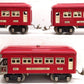 Lionel Vintage O Prewar Red Tinplate Passenger Cars: 603, 604 [3] VG