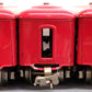 Lionel Vintage O Prewar Red Tinplate Passenger Cars: 603, 604 [3] VG