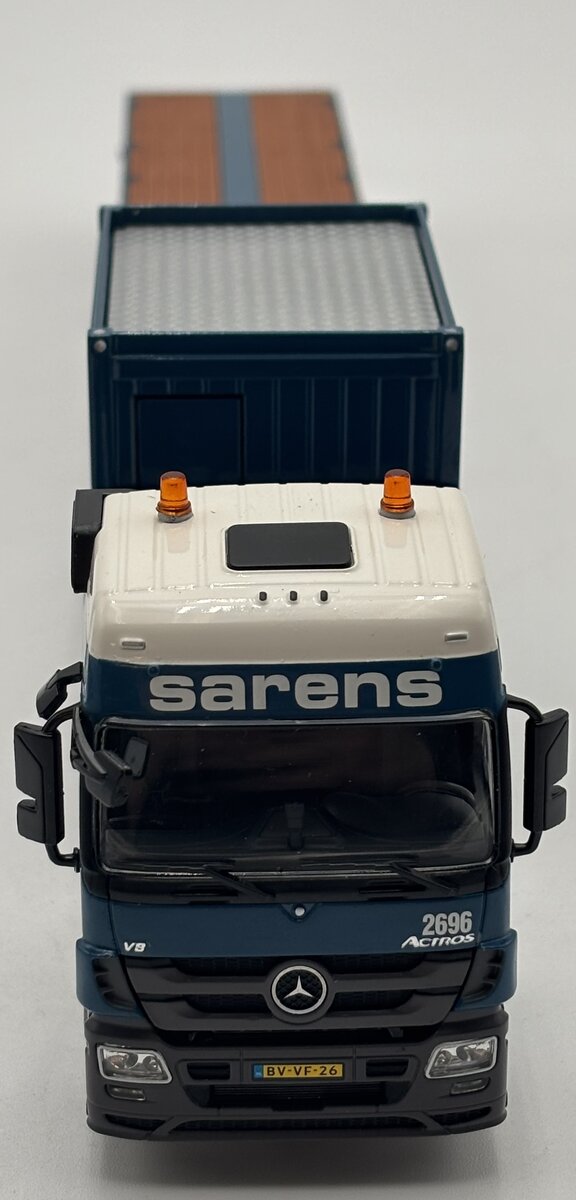 WSI 10116 1:50 Sarens Mercedes Benz w/Ballast Trailer & Container LN/Box