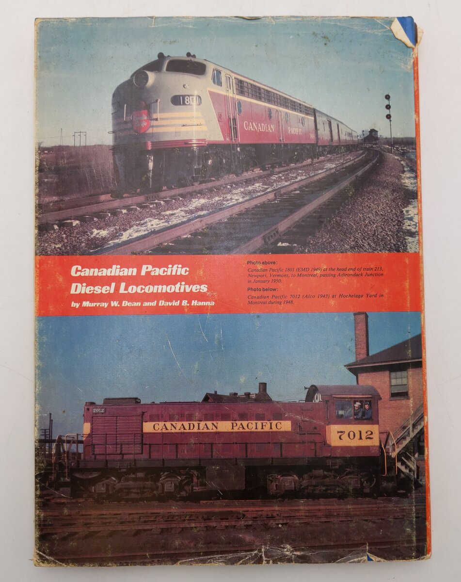 Canadian Pacific Diesel Locomotives Hardcover By Murray W Dean, David B Hanna VG
