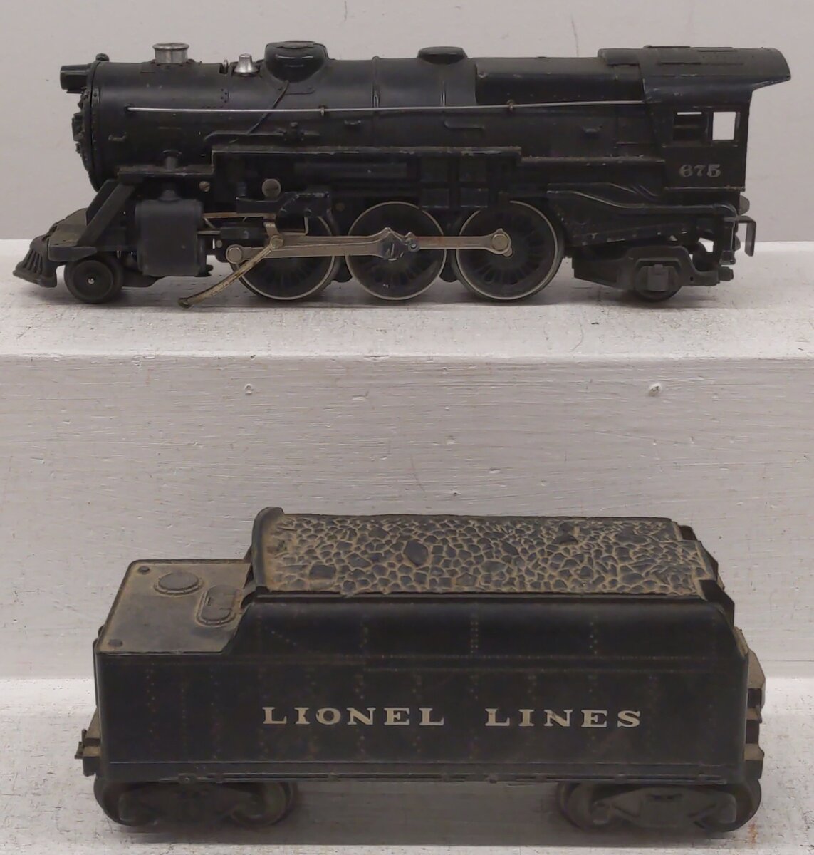 Lionel 675 Vintage O 2-6-4 K4 Pacific Diecast Steam Locomotive w 6466WX Tender VG