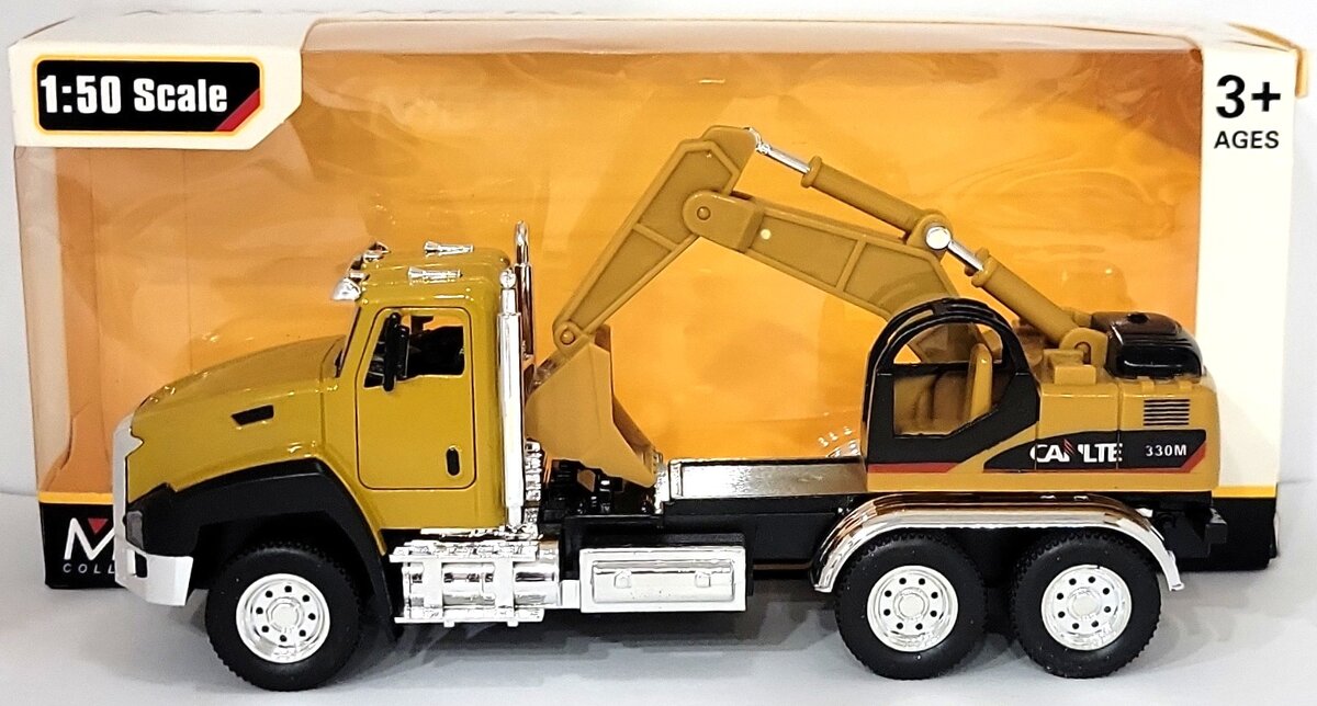 Max Metal 1:50 Die Cast Mobile Excavator Truck LN/Box