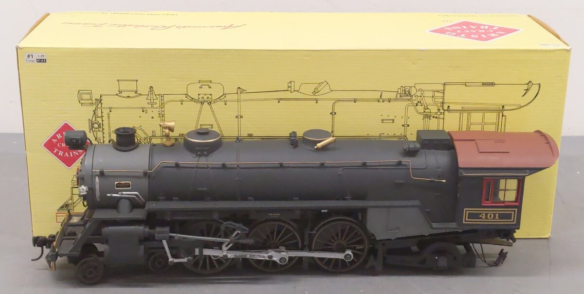 Aristo-Craft 21401 G Pennsylvania 4-6-2 Steam Locomotive #401 VG/Box