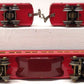 Lionel Vintage O Prewar Red Tinplate Passenger Cars: 1685, 1687 [3] VG