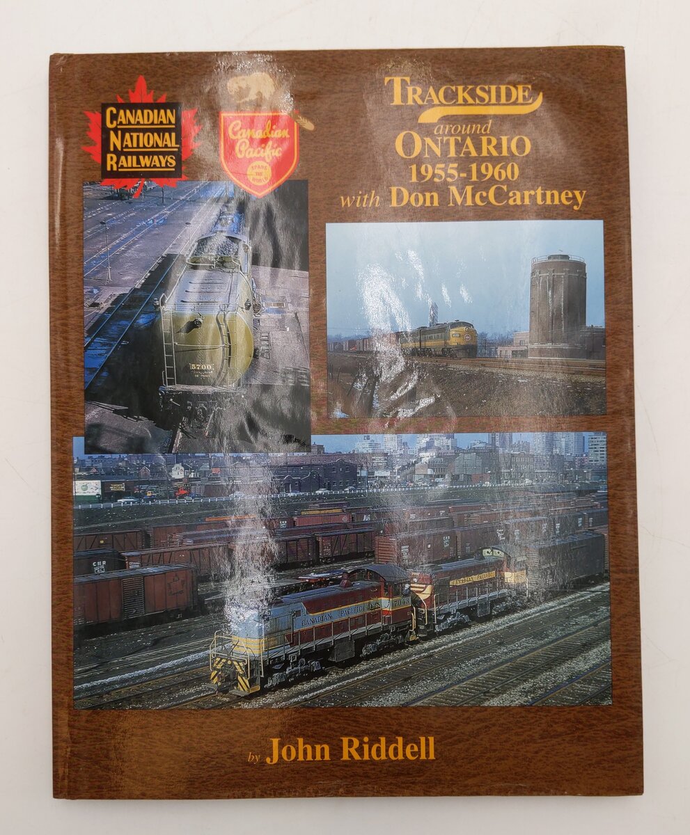 Trackside around Ontario 1955-1960 with Don McCartney Hardcover By John Riddell VG