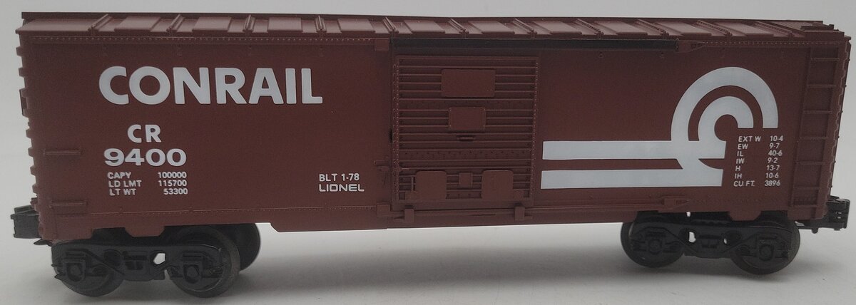 Lionel 6-9400 O Gauge Conrail Boxcar #9400 EX/Box