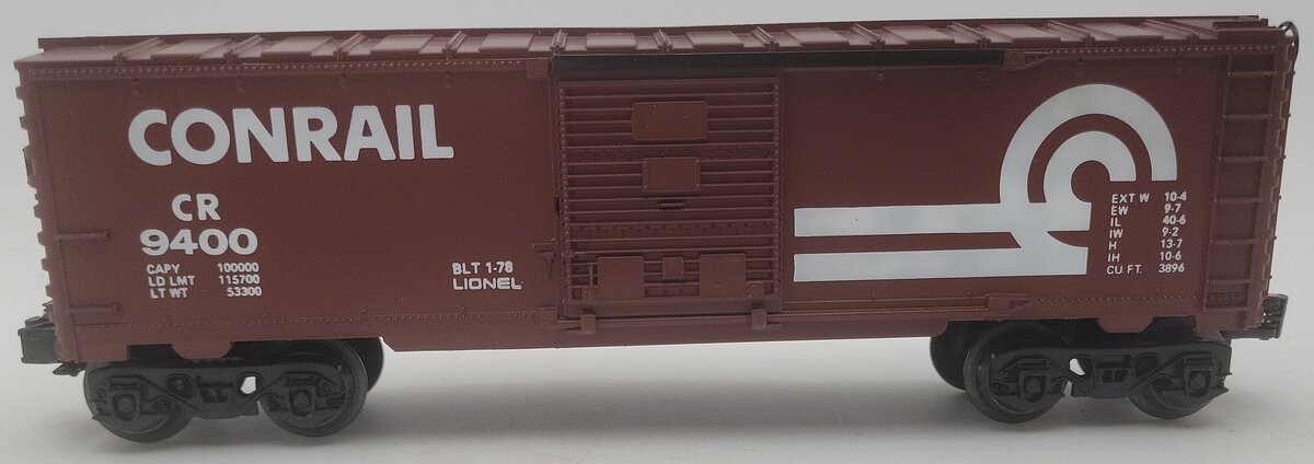 Lionel 6-9400 O Gauge Conrail Boxcar #9400 EX/Box