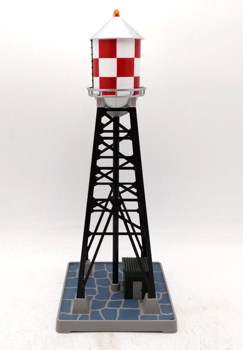MTH 30-9029 O Gauge #193 Checkerboard Industrial Water Tower EX