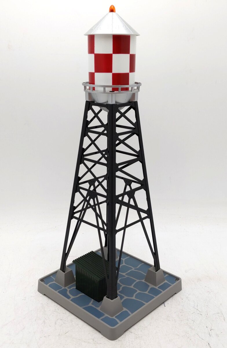 MTH 30-9029 O Gauge #193 Checkerboard Industrial Water Tower EX