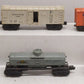 Lionel O Gauge Assorted Freight Cars; 6034, 6428, 6465, 6035, 25000, 6457 [6]