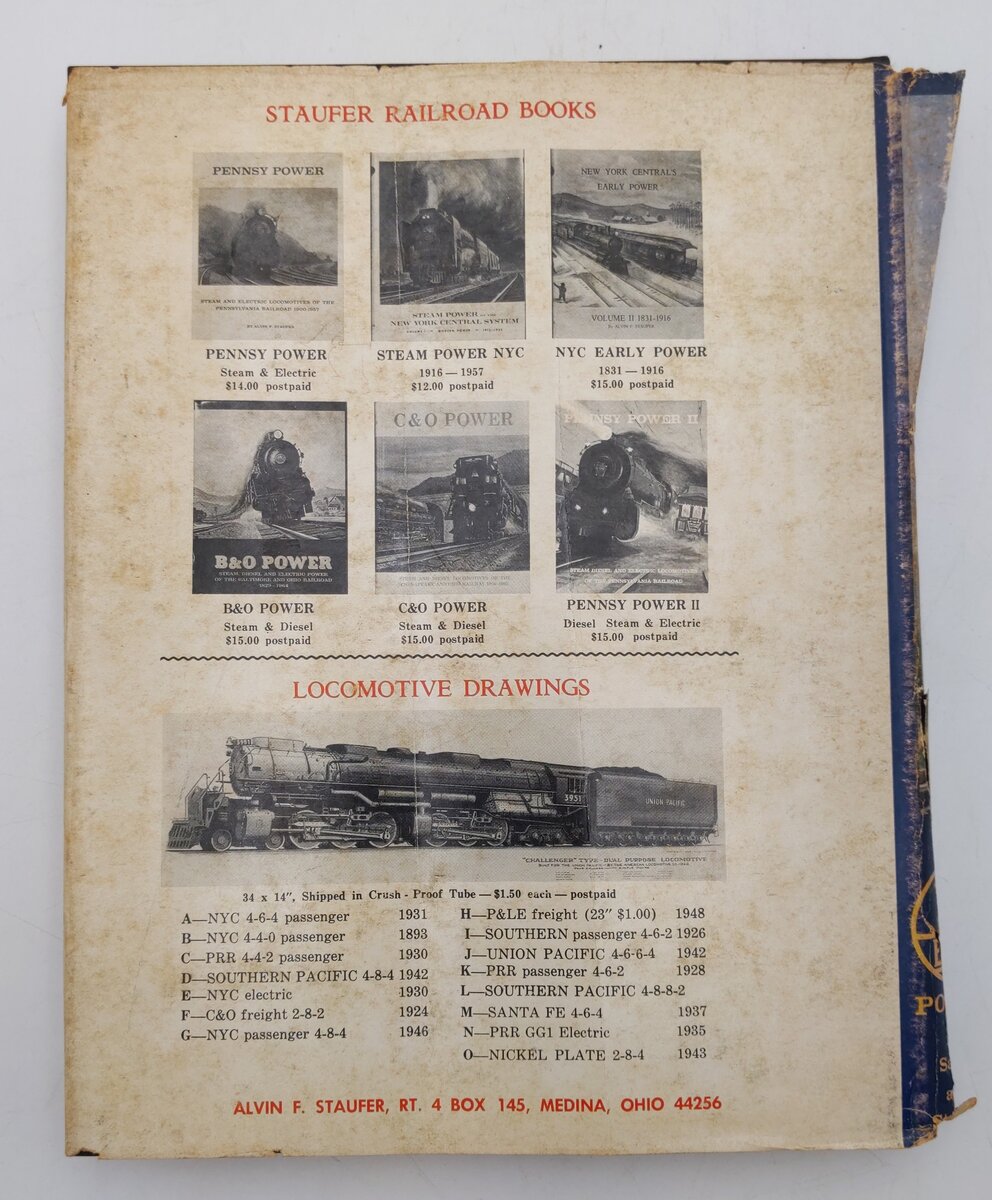 B&O Power Hardcover Book By Lawrence W. Sagle and Alvin F. Staufer