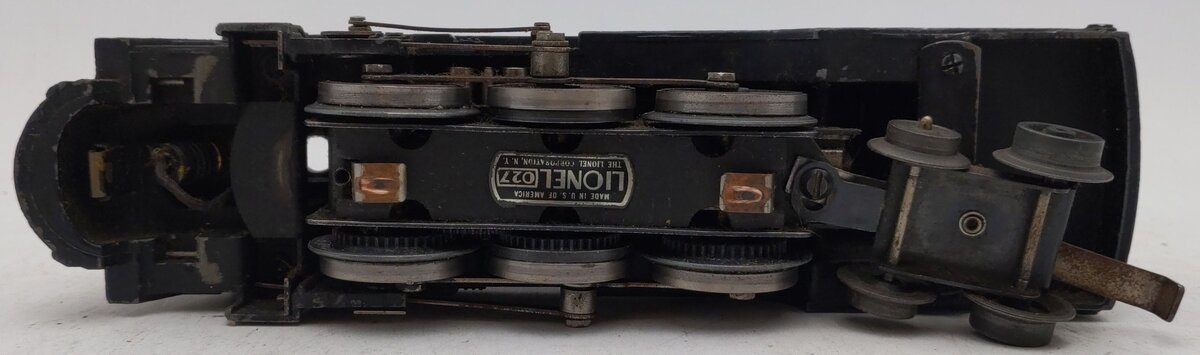 Lionel 221 Vintage O NYC Dreyfuss Black 2-6-4 Steam Loco Only VG