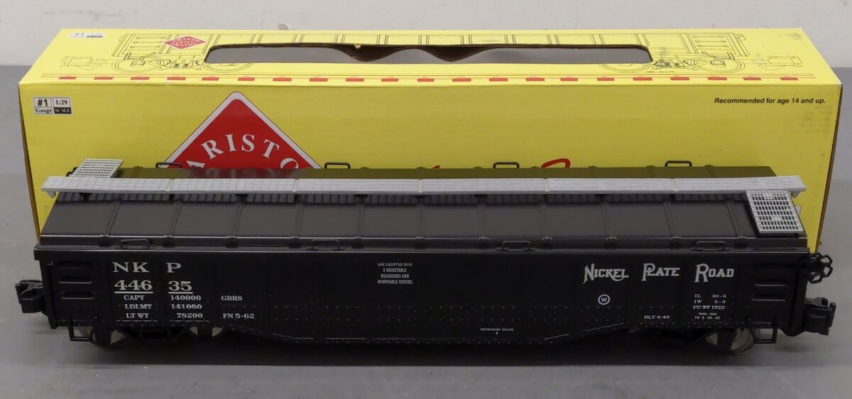 Aristo-Craft 41199SM G Nickel Plate Road Covered Gondola #44635 LN/Box
