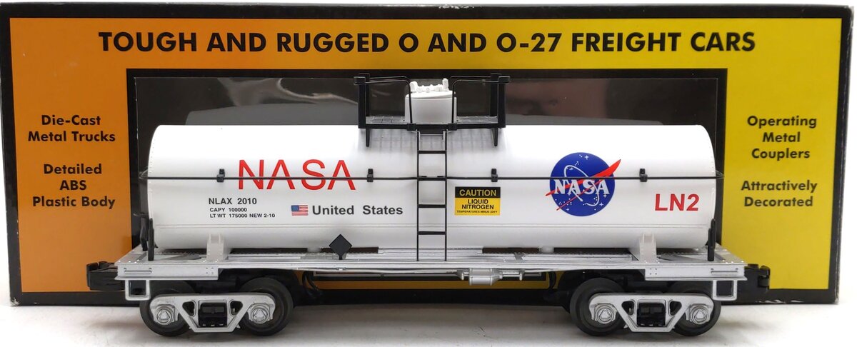 MTH 30-73320 Nasa LN2 Smoking Tank Car EX/Box